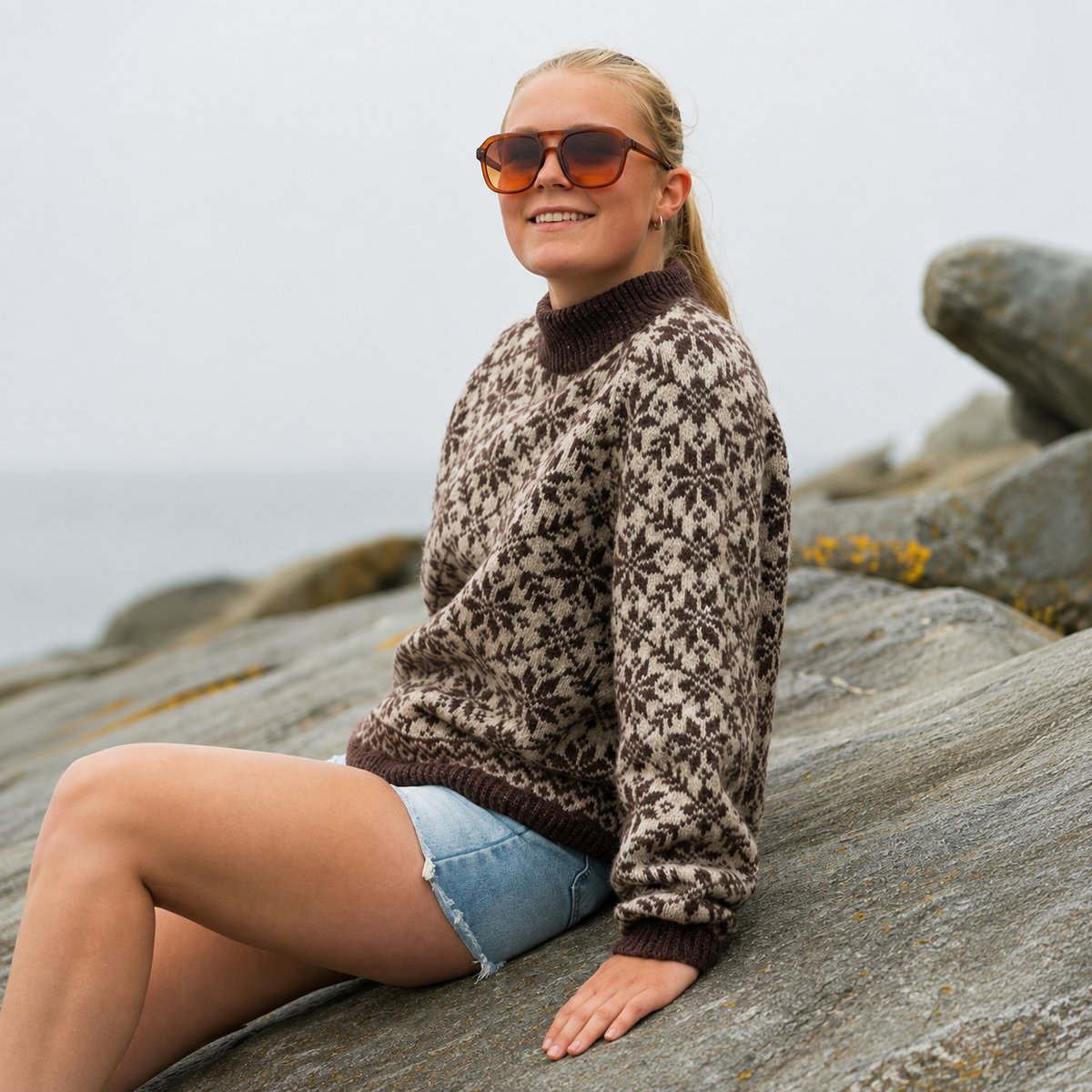 Strikkepakke Carly genser