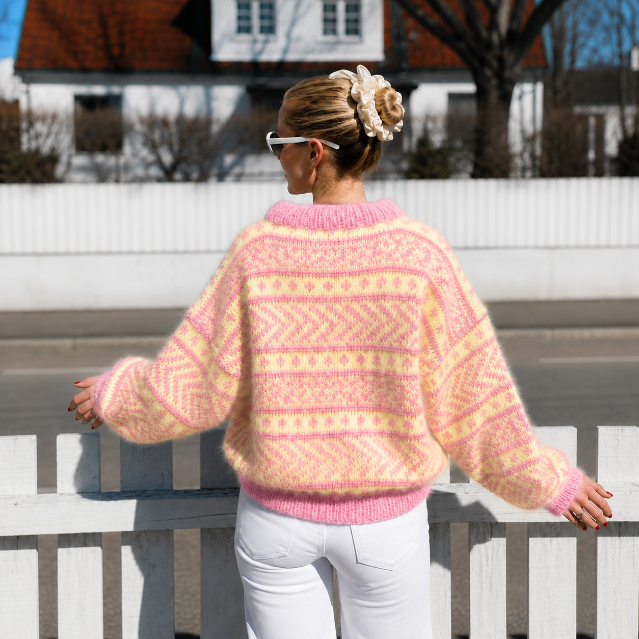 Strikkepakke jakke Hanami