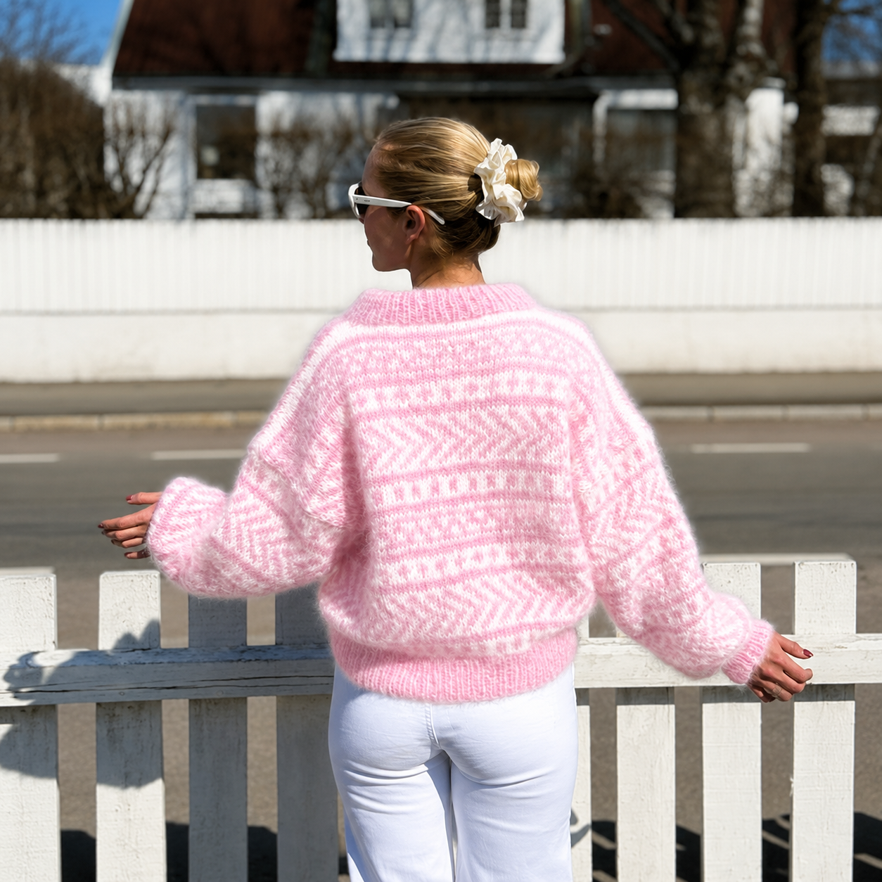 Strikkepakke jakke Hanami