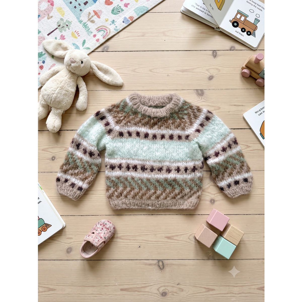 Hanami barnegenser beige