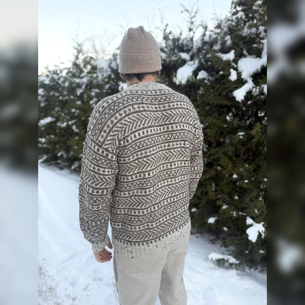 Strikkepakke Hanami beige herre