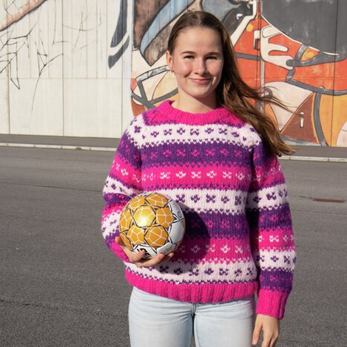 Strikkepakke Håndballgenser voksen