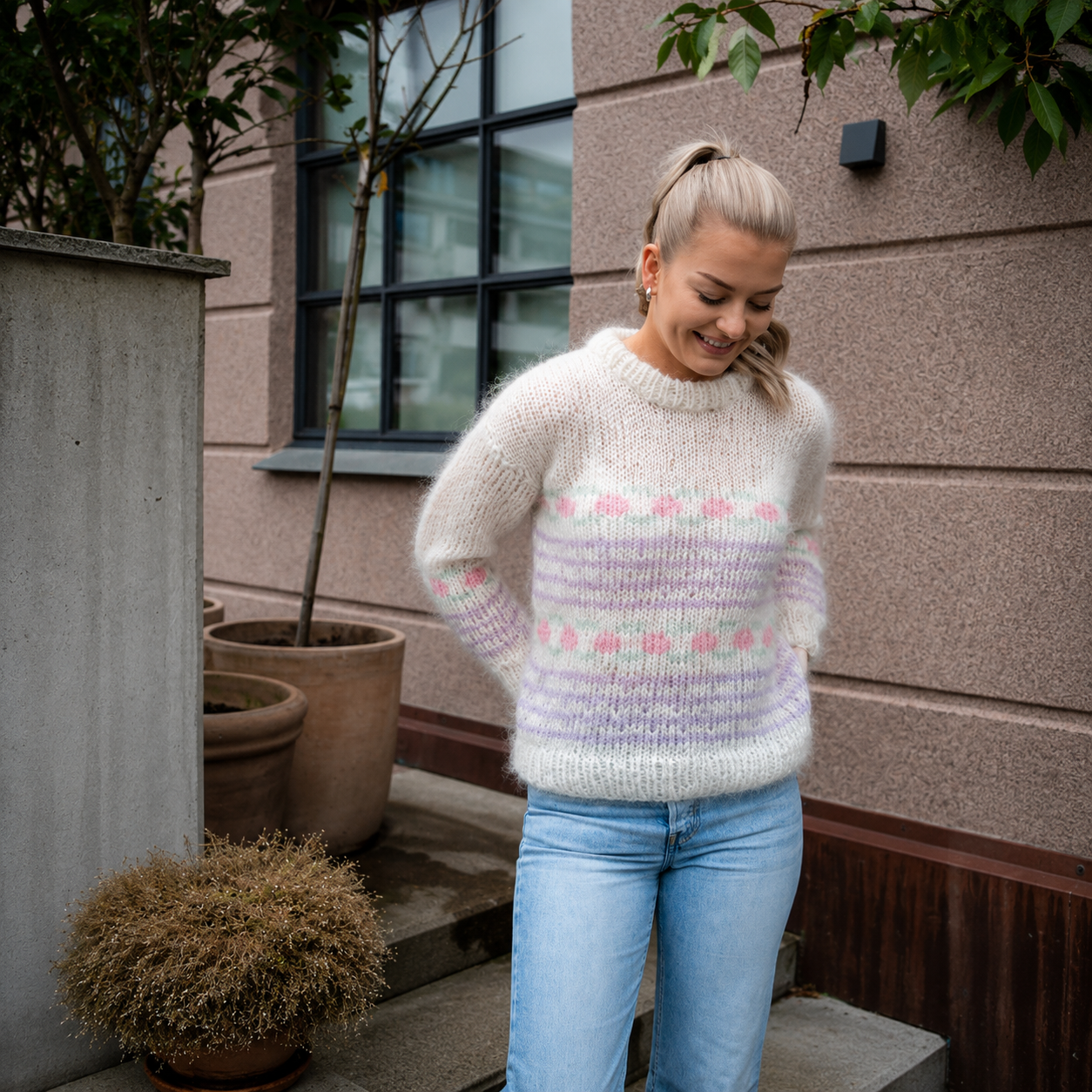 Strikkepakke Sabrina genser