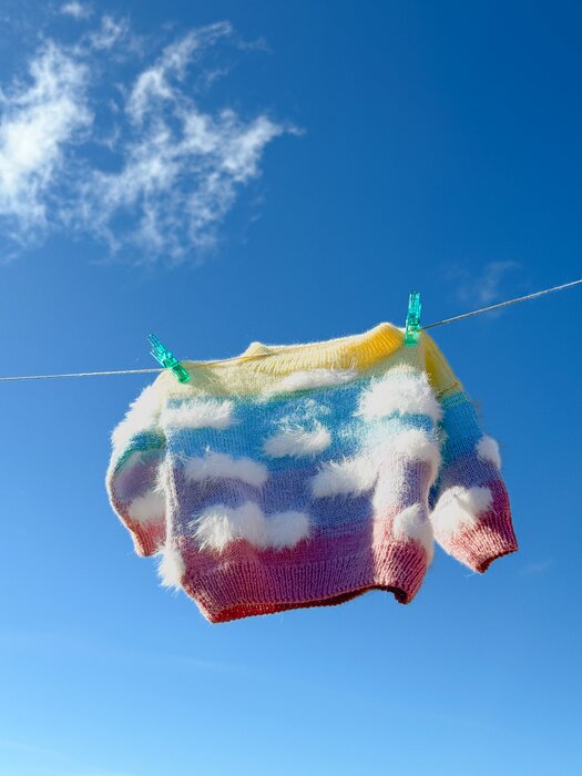 Strikkepakke barnegenser Skyhigh