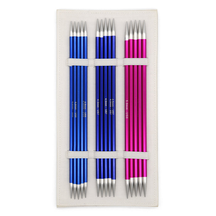 Zing, 20 cm, strømpepinnesett - 2.5-5.0 mm